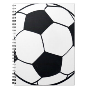 I Kärlek fotbollen (fotbollsspelare) Hjärtat i spe Anteckningsbok Med Spiral