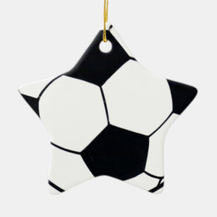 I Kärlek fotbollen (fotbollsspelare) Hjärtat i spe Julgransprydnad Keramik
