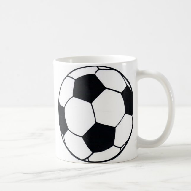 I Kärlek fotbollen (fotbollsspelare) Hjärtat i spe Kaffemugg (Höger)