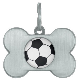 I Kärlek fotbollen (fotbollsspelare) Hjärtat i spe Namnbricka Husdjur