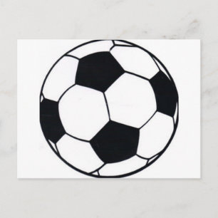 I Kärlek fotbollen (fotbollsspelare) Hjärtat i spe Vykort