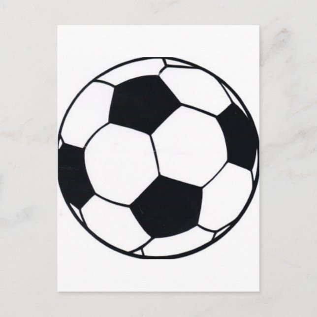 I Kärlek fotbollen (fotbollsspelare) Hjärtat i spe Vykort (Framsida)