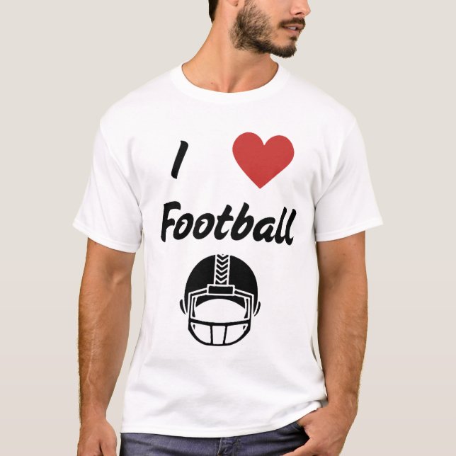I Kärlek-fotbolls-EM T Shirt (Framsida)