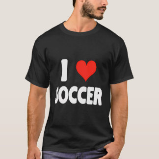 I Kärlek - Fotbollsmålet Futbol Fält T Shirt