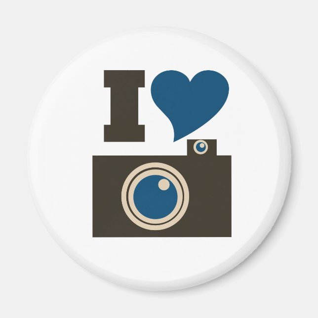 I Kärlek-foto Magnet (Framsidan)