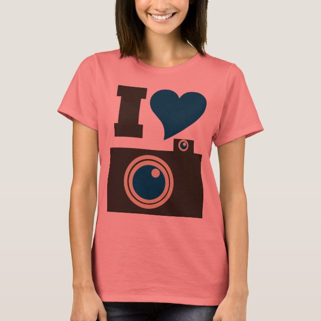 I Kärlek-foto Tee Shirt (Framsida)