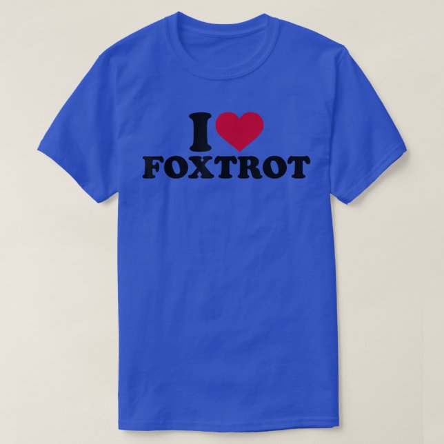 I kärlek Fotrot T Shirt (Design framsida)