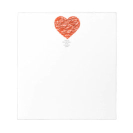 I kärlek från grund i mitt kardiovaskulära system anteckningsblock