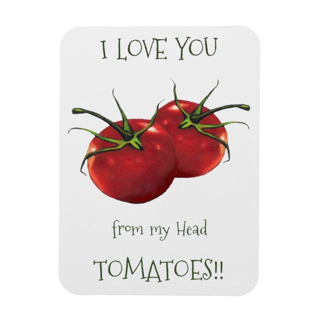 I Kärlek från huvud till Toes: Tomato, Pun Magnet (Vertikal)