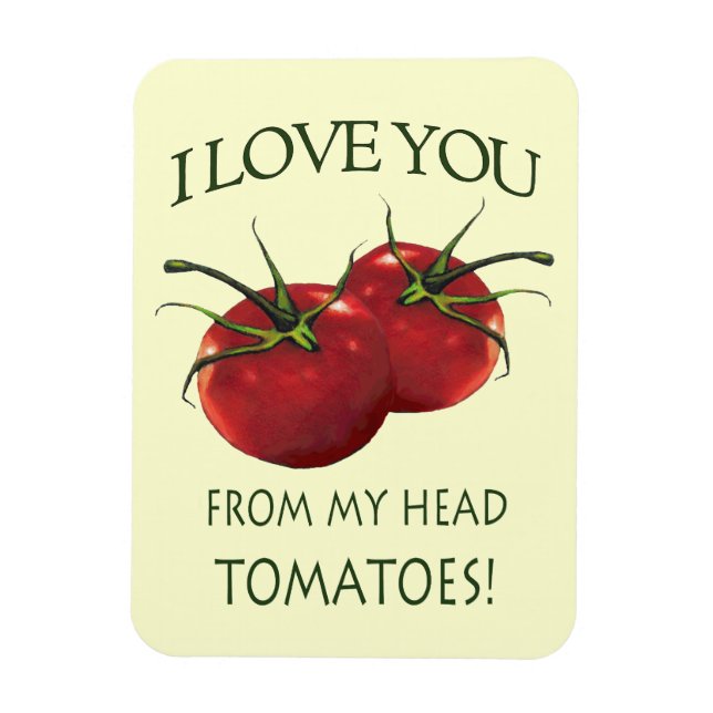 I Kärlek från huvud till Toes: Tomato, Pun Magnet (Vertikal)