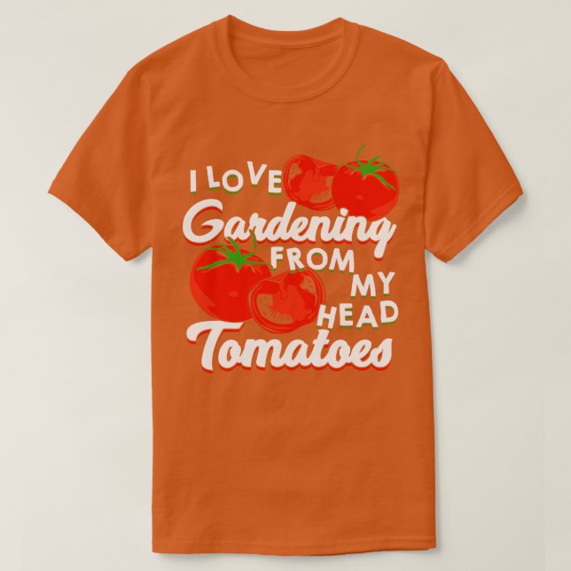 I Kärlek  från mitt huvud Tomater T Shirt (Design framsida)