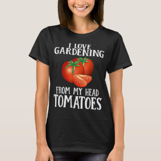 I Kärlek  från mitt huvud Tomates Funny Garde T Shirt