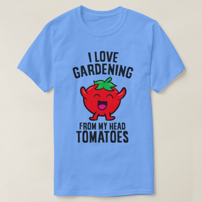 I Kärlek  från mitt huvud Tomates Funny Garde T Shirt (Design framsida)