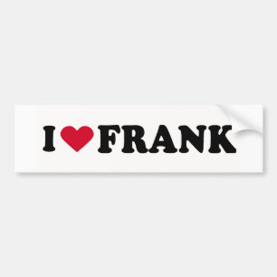 I KÄRLEK FRANK BILDEKAL