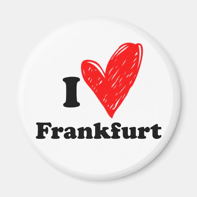 I kärlek Frankfurt Magnet (Framsidan)