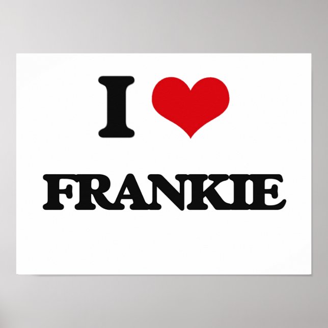 I Kärlek Frankie Poster (Framsidan)