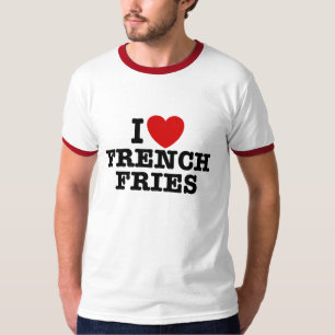 I Kärlek Fransk Fries T-shirt