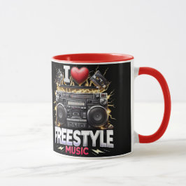 I Kärlek Freestyle Music Mugg