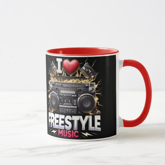I Kärlek Freestyle Music Mugg (Höger)