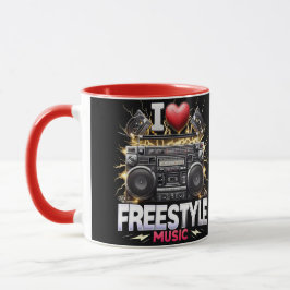 I Kärlek Freestyle Music Mugg