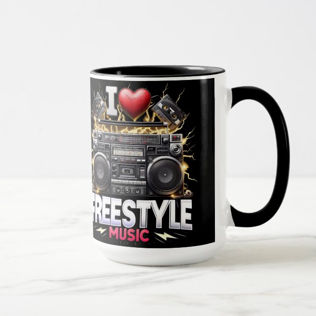 I Kärlek Freestyle Music Mugg (Höger)