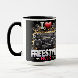 I Kärlek Freestyle Music Mugg