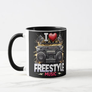 I Kärlek Freestyle Music Mugg