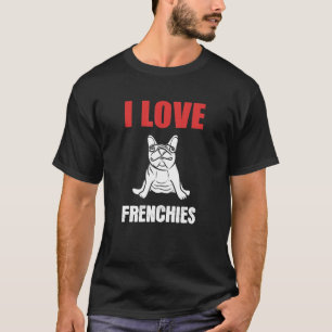 I Kärlek Frenchies Animal Keeper och T Shirt