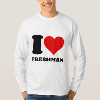 I KÄRLEK FRESHMAN HEART T SHIRT