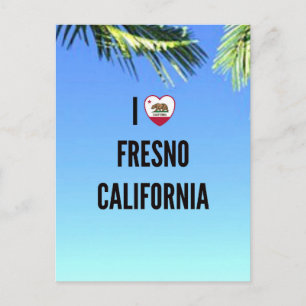 I Kärlek Fresno, Kalifornien Vykort