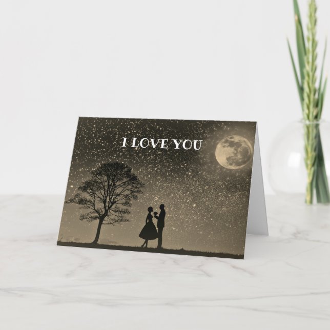 I kärlek Frieri du romantiska, unika Kort (Framsida)