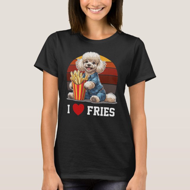 I Kärlek Fries T Shirt (Framsida)