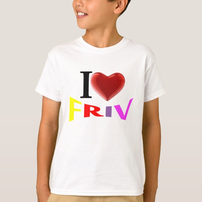 I kärlek Friv Tee (Framsida)