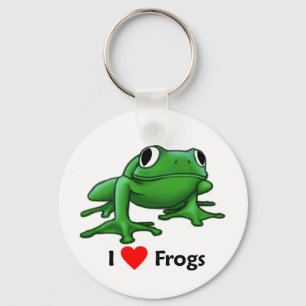 I kärlek Frogs Nyckelring