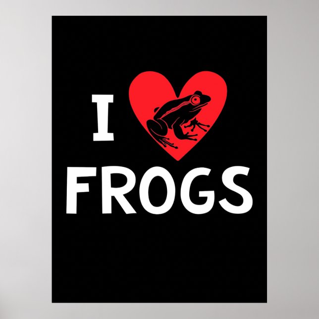 I Kärlek Frogs Poster (Framsidan)