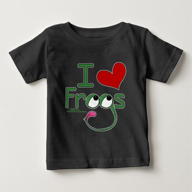 I kärlek FROGS T Shirt (Framsida)