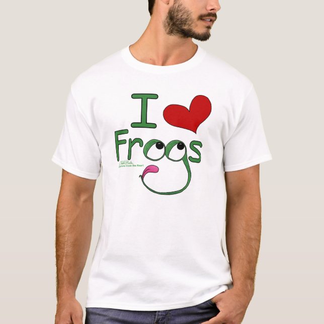I kärlek FROGS T-shirt (Framsida)