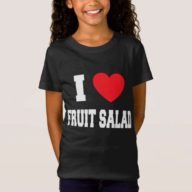 I Kärlek fruktsallad T Shirt (Framsida)