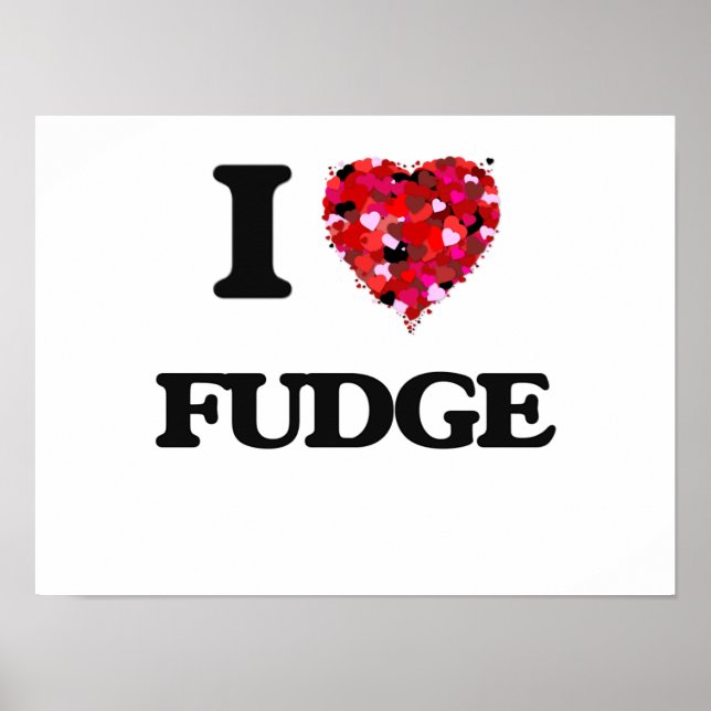 I Kärlek Fudge Poster (Framsidan)