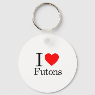 I Kärlek Futons Nyckelring