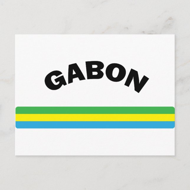 I Kärlek Gabon Vykort (Framsida)