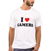 I Kärlek Gamers T-Shirt