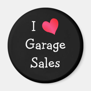 I Kärlek Garage Sales Magnet