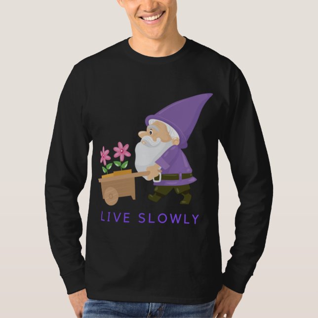 I Kärlek Garden Gnomes T Shirt (Framsida)