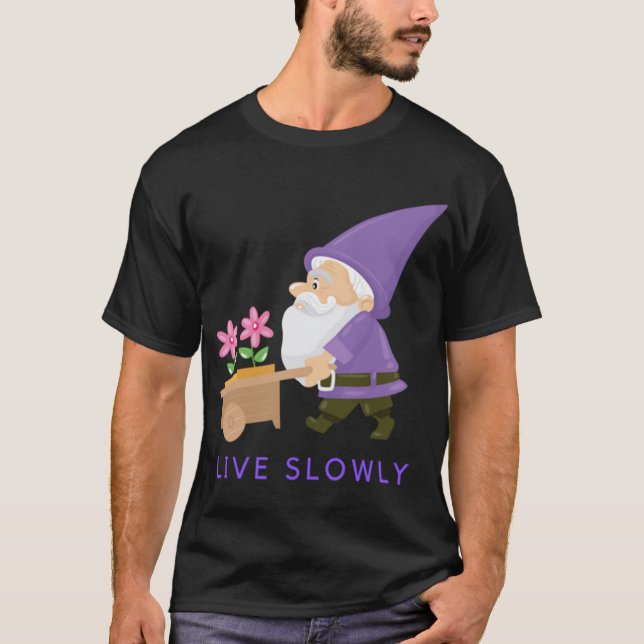 I Kärlek Garden Gnomes T Shirt (Framsida)