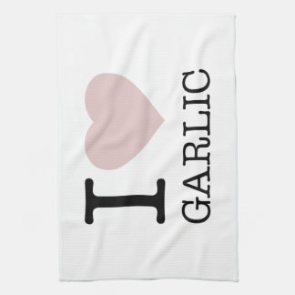 I KÄRLEK GARLIC KÖKSHANDDUK