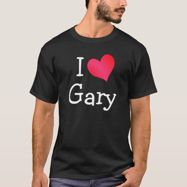 I Kärlek Gary Tee Shirt (Framsida)