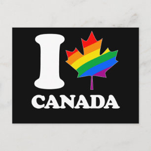 I KÄRLEK GAY CANADA - - WHITE -.png Vykort