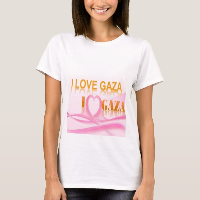 I kärlek Gaza T Shirt (Framsida)