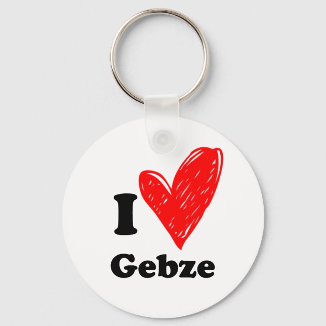 I Kärlek Gebze Nyckelring (Framsida)